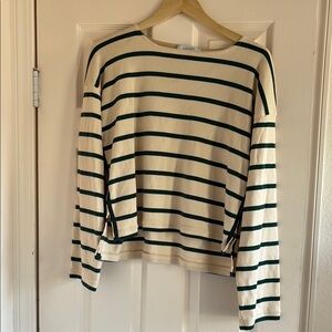 La Ligne Long Sleeve Breton Top